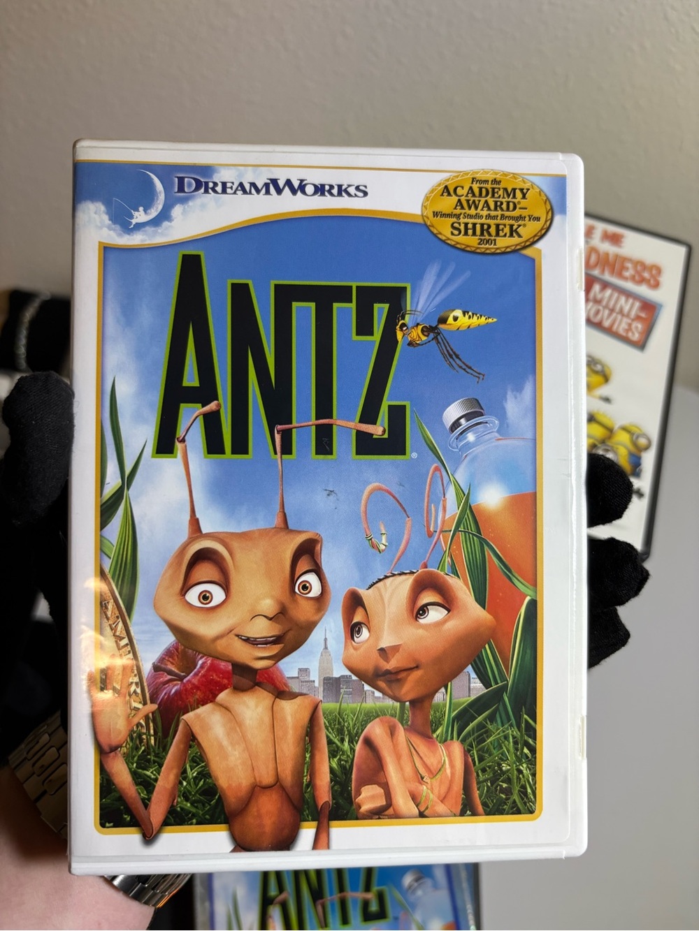 DreamWorks Antz DVD — Blue, Green Cover Art